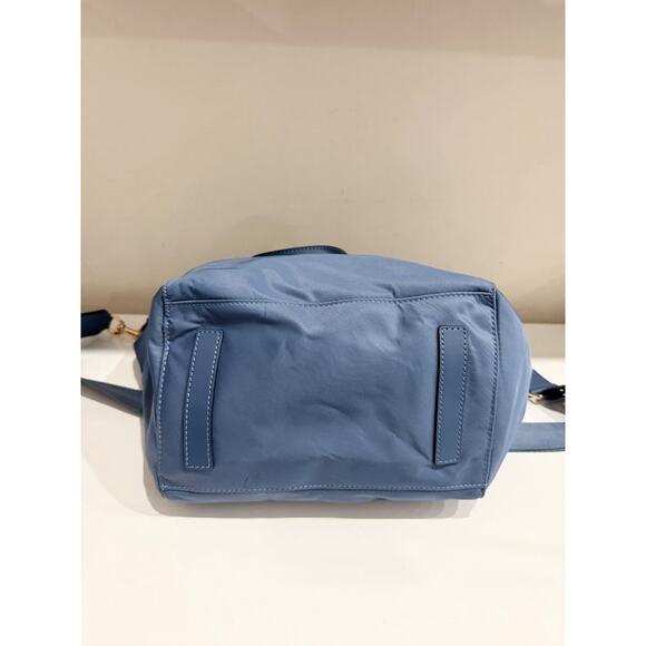 Tory Burch Tilda Nylon Shoulder Tote Bag with Detachable Long Strap Blue - Picture 9 of 13